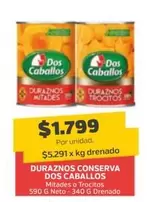 Dos Caballos - Duraznos Conserva