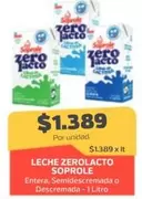 Leche Sur - Zerolacto Soprole
