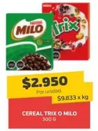 Milo - Cereal Trix O
