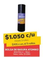 Valor - Bolsa De Basura Atomiko
