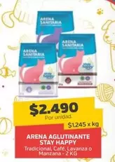 Arena Aglutinante Stay Happy