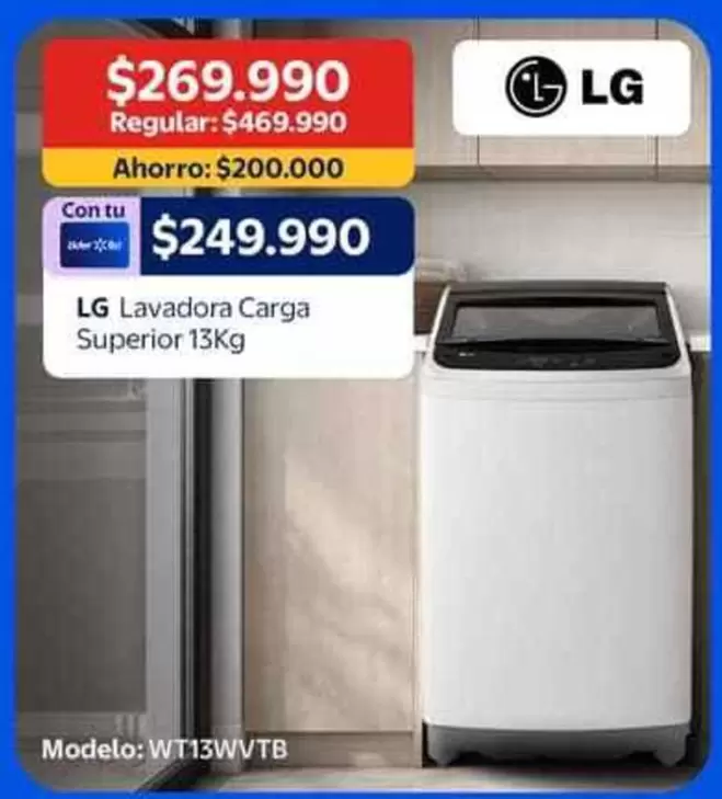 LG - Lavadora Carga Superior