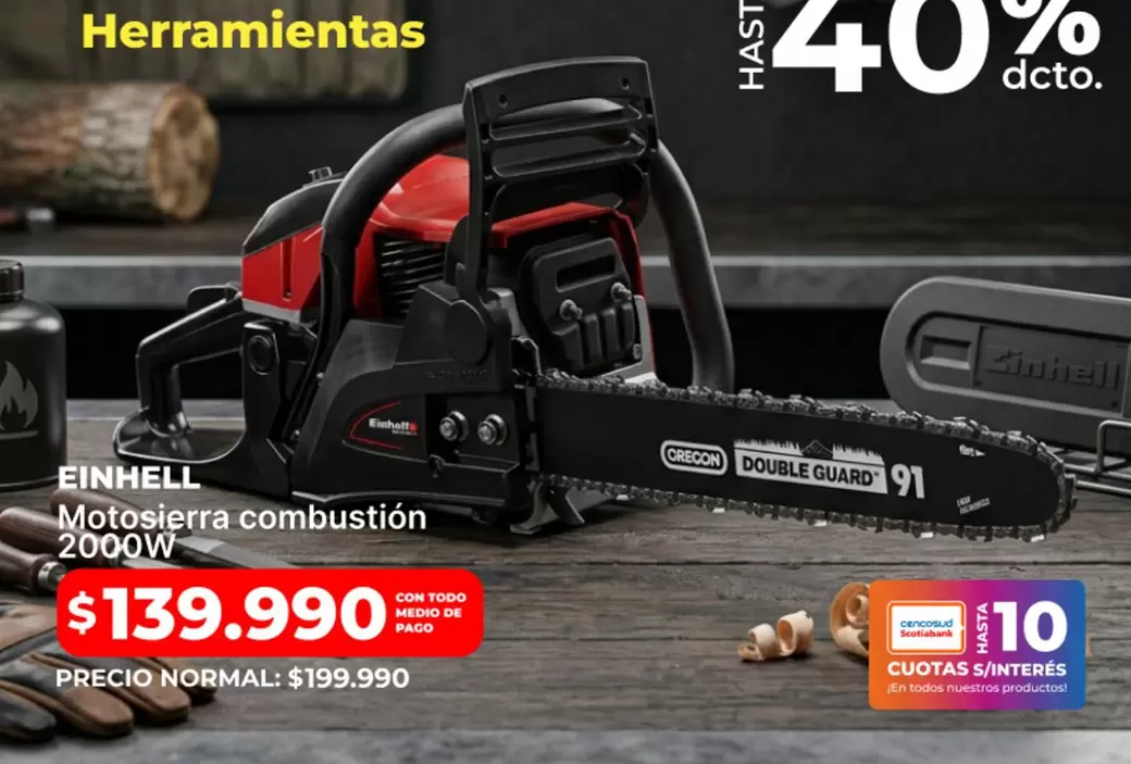 Einhell - Motosierra Combustió 2000W