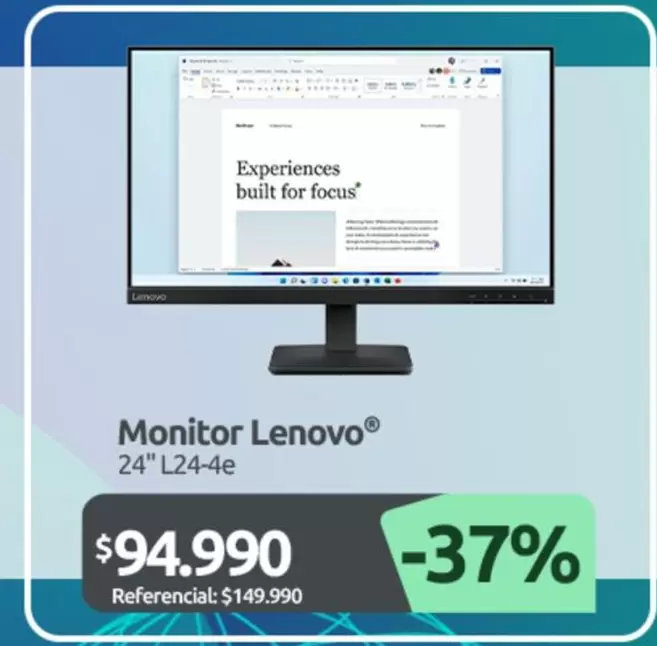 Lenovo - Monitor