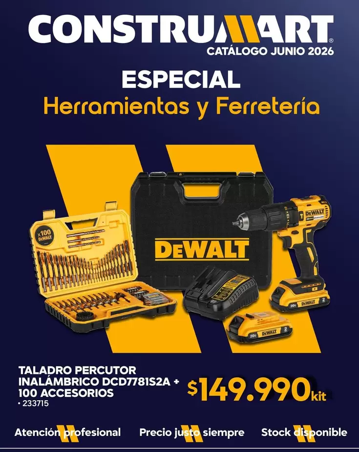 Dewalt - Taladro Percutor Inalámbrico Dcd7781sa