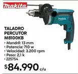 Makita - Taladro Percutor M8100kb