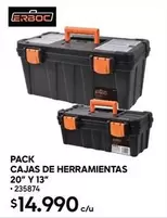 Pack Cajas De Herramientas 20" Y 13"