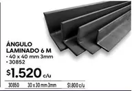Ángulo Laminado 6 M
