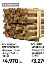 Polin Pino Impregnado
