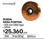 Rueda Para Porton