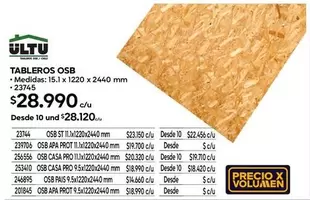 Tabletos Osb