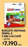 Tesa - Burlete Ventana Perfil E 9 Mm 6 M