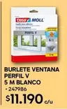 Tesa - Burlete Ventana Perfil V 5 M Blanco