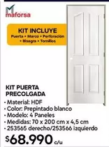 Kit Puerta Precolgada