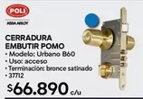 Urbano - Cerradura Embutir