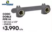 Hoffens - Codo Doble PPR HI