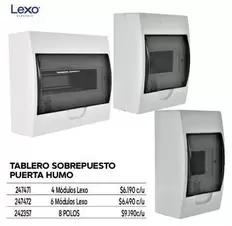 Tablero Sobrepuesto Puerta Humo