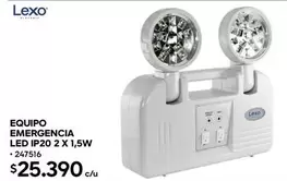Equipo Emergencia Led Ip20 2x1,5w