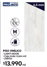 Piso Vinílico Light Moon
