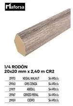 1/4 Rodon 20x20 Mm x 2.4,40 M CR2