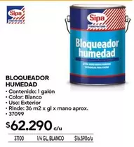 Sipa - Bloqueador Humedad