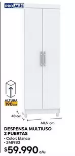 Despensa Multiuso 2 Puertas