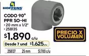 Hoffens - Codo 90 PPR So-HI
