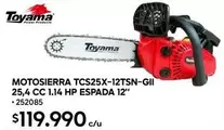 Toyama - Motosierra Tcs25x-12tsn-gii