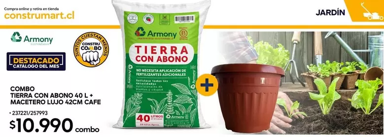 Combo, Tierra Con Aborno + Mac Teclado Limo 4 Caffe