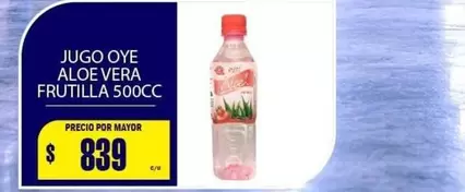 Jugo Oye Aloe Vera Frutilla 500cc