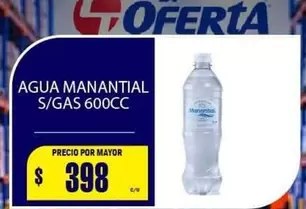 Agua Manantial S/Gas