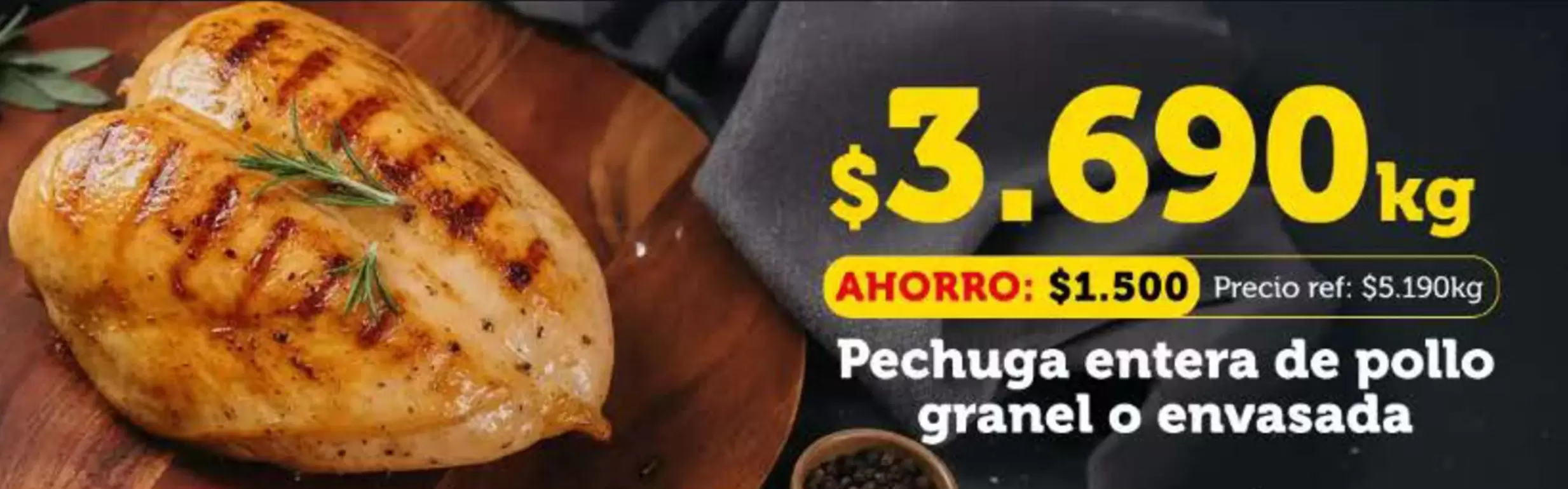 Pechuga Entera De Pollo Granel O Envasada
