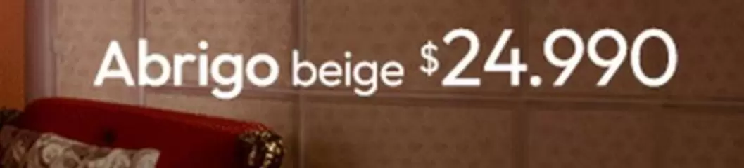 Abrigo Beige