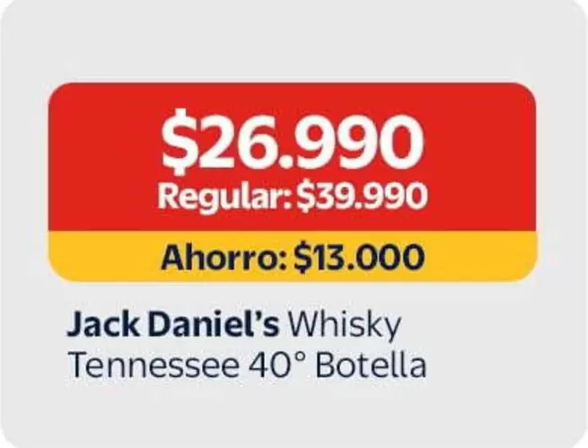Jack Daniels - Whisky Botella