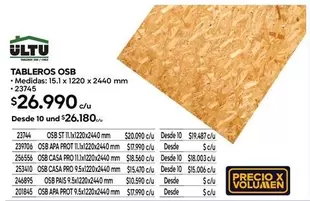 Tabletos Osb