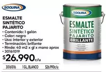 Soquina - Esmalte Sintetico Pajarito