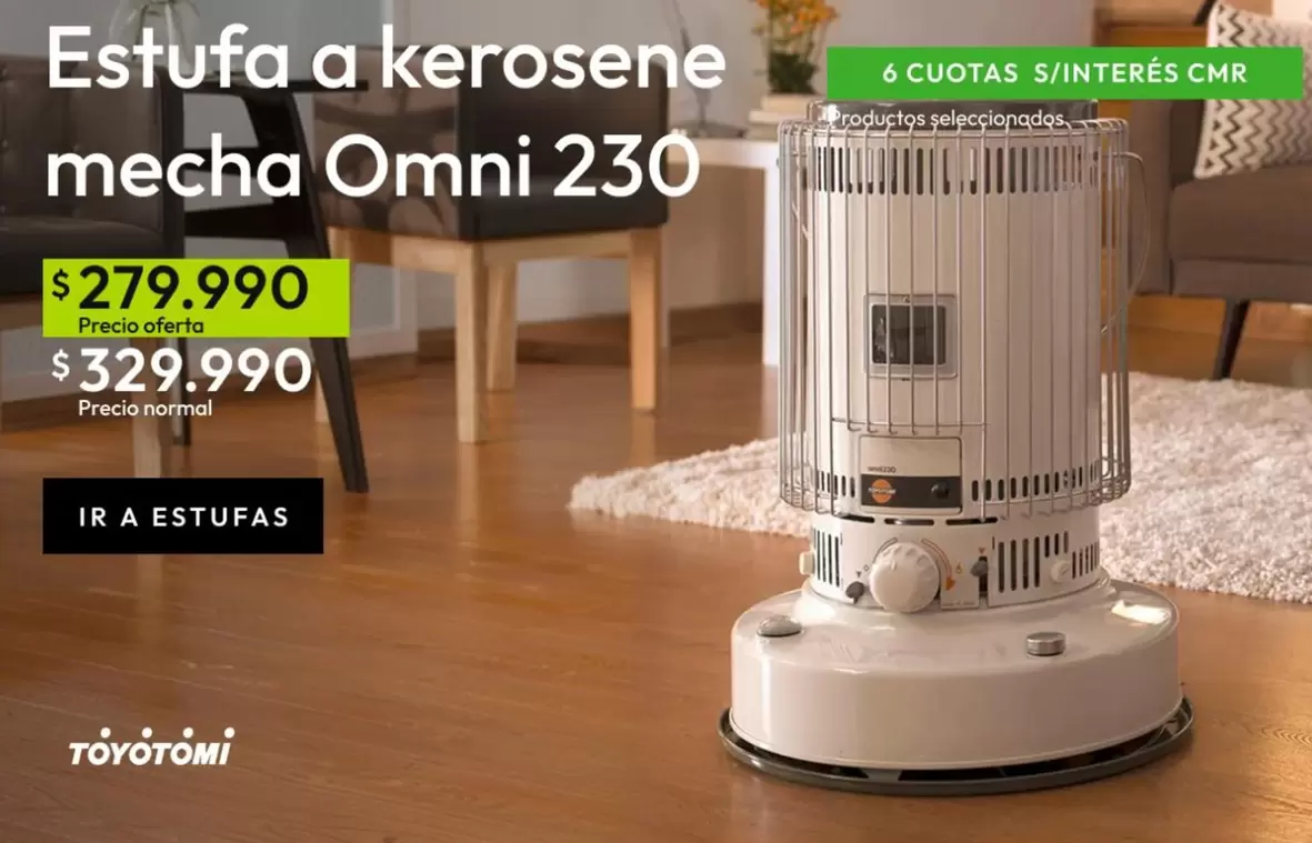 Toyotomi - Estufa A Kerosene Mecha 230