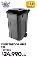 Rey - Contenedor Gris