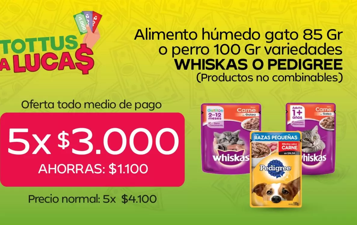 Tottus - Alimento Húmedo Gato 85 Gr O Perro 100 Gr Variedades