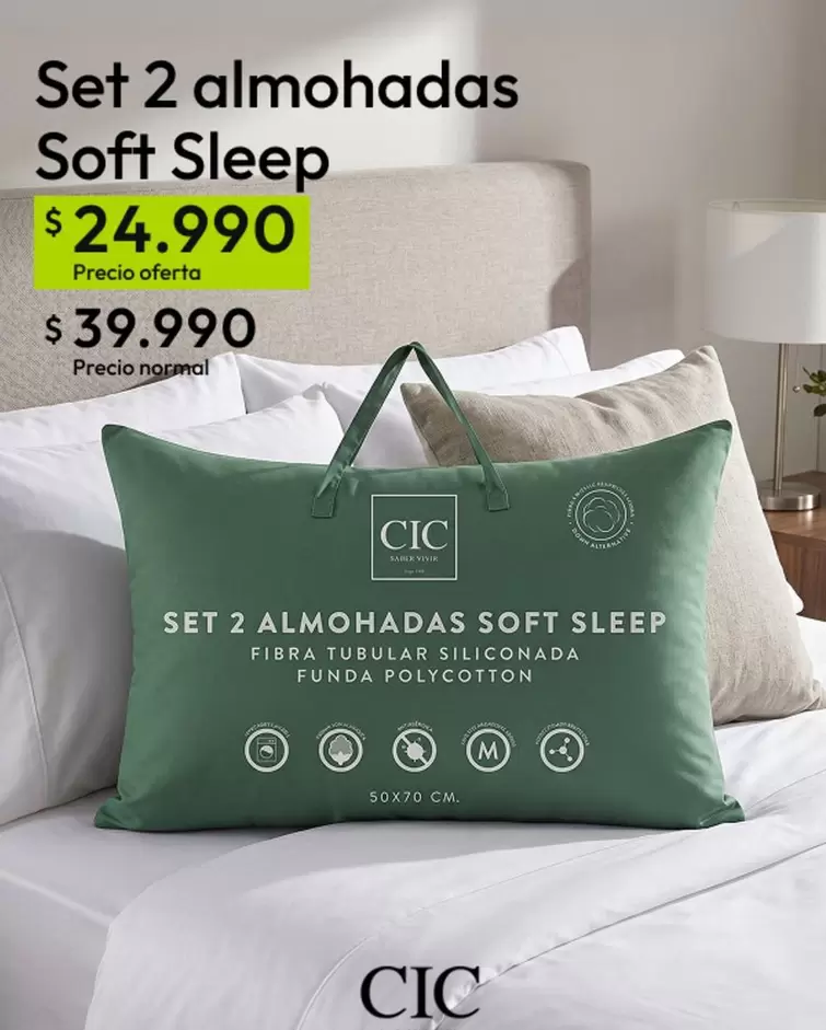 Soft - Set 2 Almohadas Sleep