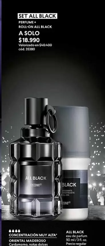 Cyzone - Set All Black