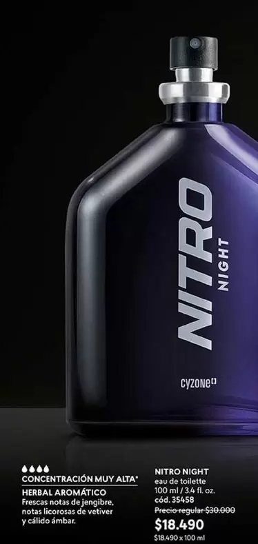 Cyzone - Corporal Nuit Alta Integral Aromatico