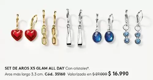 Set De Aros X5 Glam All Day