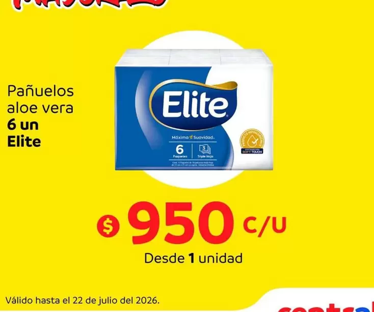 Elite - Panuelos Aloe Vera