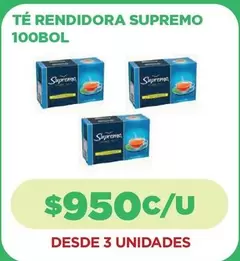 Té Supremo - Té Rendidora