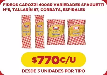 Carozzi - Fideos