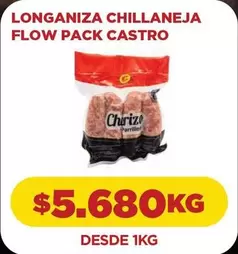 Longaniza Flow Pack Castro
