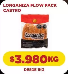 Longaniza Flow Pack Castro