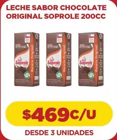 Soprole - Leche Sabor Chocolate Original