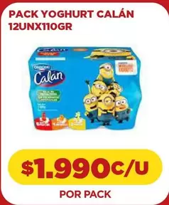 Calán - Pack Yoghurt 12unx110gr